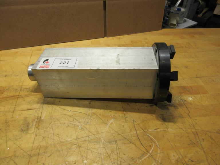 6 Slotted Rotary Faceplate With Aluminum Blank