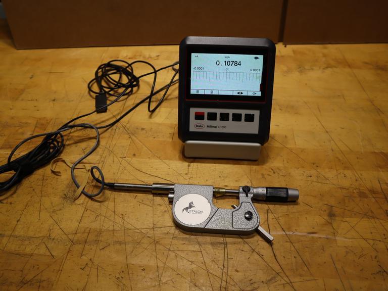 Mahr Millimar C 1200 Digital Pressure Micrometer 0-1"