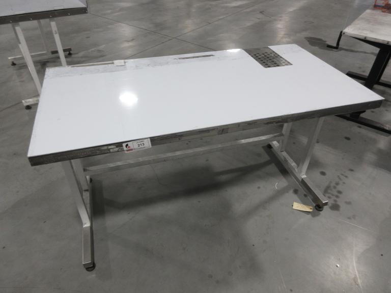 Terra Universal Stainless Steel Table Perforated, Cleanroom 
