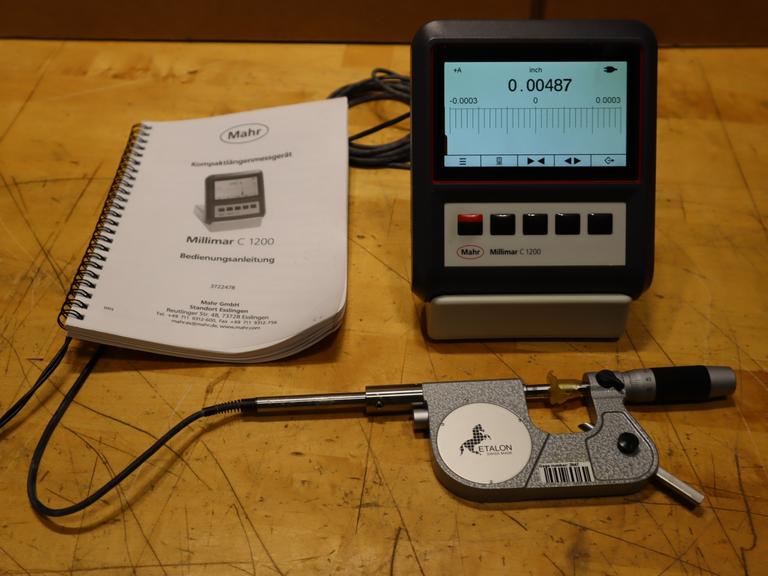 Mahr Millimar C 1200 Digital Pressure Micrometer 0-1"