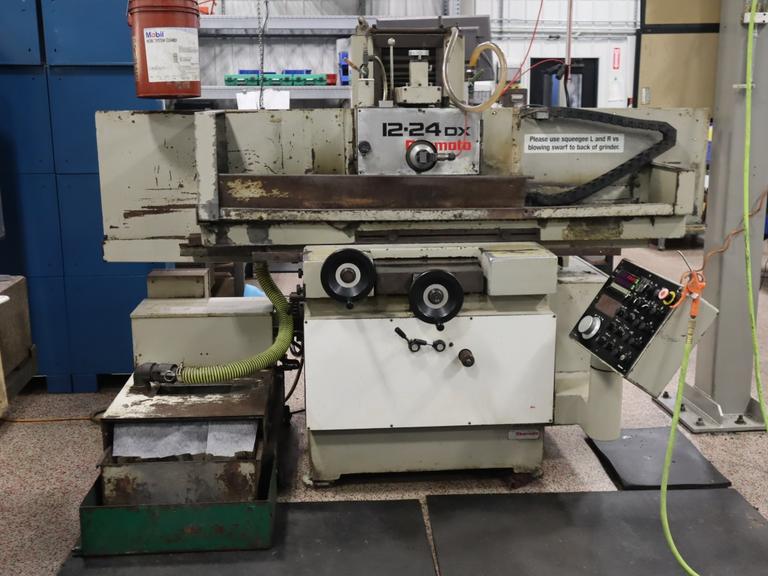 Okamoto ACC12.24 DX Automatic Surface Grinder, 12"x 24", Incremental Downfeed, Over Wheel Dresser,  Coolant