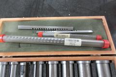 Broaching Set In Case; Bushings, Broach Cutters