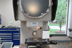 Nikon 6C Optical Comparator, 11" Screen, 5" x 9" Stage, Surface and Profile Illumination, Micrometer Table Feeds