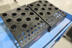 Huot Cat40 Tool Racks (2) 12 Pockets