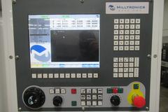 Milltronics RW-15 CNC Vertical Machining Center, 25" x 15" x 20.5". Series D, Milltronics 8200 Control, 16 ATC, 8K RPM, Probing, Chip Auger