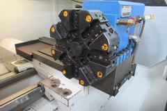 Milltronics ML-20 CNC Lathe, Centurion 6T CNC Control, 8 Position Turret, 6-Jaw Chuck, Coolant System, Enclosure