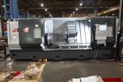 Haas ST-55 CNC Lathe Turning Center, 12.5" Hole, 12 Station Turret, Tailstock, (2) 26" Chucks, 1,000 PSI Coolant - NEW 2023 - LIKE NEW ONLY 10 Spindle Hours!