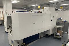 Milltronics ML16 CNC Engine Lathe, Series G, 8200 CNC Control, 8 Station Turret, Tailstock, 3-Jaw Chuck, Coolant, Enclosure