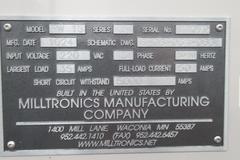 Milltronics RW-15 CNC Vertical Machining Center,  25" x 15" x 20.5". Series D, Milltronics 8200 Control, 16 ATC, 8K RPM, Chip Auger
