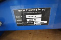 Bel-Air Finishing FM 2010 Vibratory Bowl with Flow Through