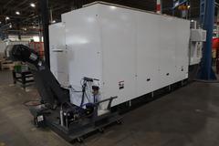 Haas ST-55 CNC Lathe Turning Center, 12.5" Hole, 12 Station Turret, Tailstock, (2) 26" Chucks, 1,000 PSI Coolant - NEW 2023 - LIKE NEW ONLY 10 Spindle Hours!