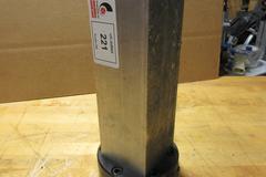 6 Slotted Rotary Faceplate With Aluminum Blank
