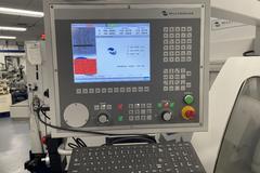 Milltronics ML16 CNC Engine Lathe, 8200 CNC Control, 8 Station Turret, Tailstock, 3-Jaw Chuck, Coolant, Enclosure