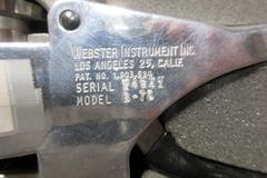 Webster Hardness Tester Model B-75 & B | Rockwell B Scale