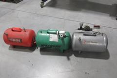 5 Gallon Air Tanks (3); Jupiter Pneumatics, Speedaire, Ironton 