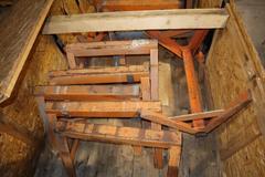 Metal Working Sawhorses (13) 30"x18"x18"