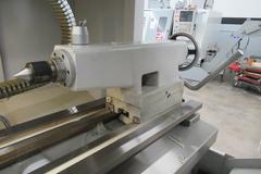 Milltronics ML16 CNC Engine Lathe, 8200 CNC Control, 8 Station Turret, Tailstock, 3-Jaw Chuck, Coolant, Enclosure