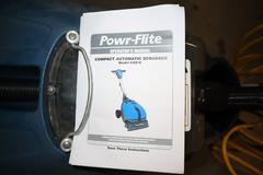 Powr-Flite CAS16 Compact Corded Floor Scrubber & Grout Cleaner, 16" Cleaning Path