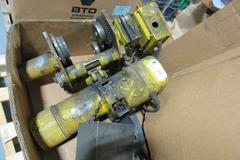 Yale Hoist Motor Driven Trolley, 1-Speed Powered, 3 ton Load, Fits Beam Flange Width: 4 to 6-1/4 in. Chain Catcher