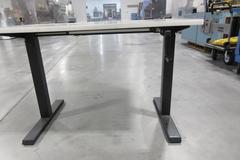 Plastic Top Workstation With Clear Surround; Adjustable Height