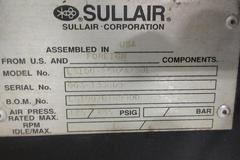 Sullair LS100-25H AC 25HP Rotary Screw Air Compressor With 120 Gal Tank