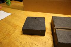 Adjustable Stand Mounted on 10" x 16" Granite Stone For Profilometer & 6x6 Granite Stand