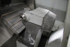 Haas SL-20 CNC Turning Center, Programmable Tailstock, Tool Presetter, Parts Catcher, Chip Auger, 8" Chuck