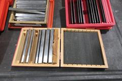 6" Parallels Assorted Heights From 1/2"-1-5/8" Thickness 1/8, 1/4, 1/16