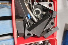 Bins Of Clamp Down Hardware (4), Risers, And More!!!