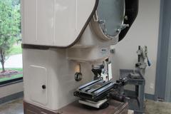 Nikon 6C Optical Comparator, 11" Screen, 5" x 9" Stage, Surface and Profile Illumination, Micrometer Table Feeds