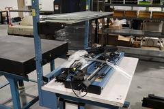 IAC workbench With Shelving, Florecent Lighting, Outlet Strip, Adjustable Wire Shelfs, Manual Adjustable Height