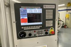 Milltronics RW-15 CNC Vertical Machining Center, 25" x 15" x 20.5". Series D, Milltronics 8200 Control, 16 ATC, 8K RPM, Probing, Chip Auger