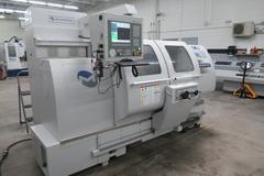 Milltronics ML16 CNC Engine Lathe, Series G, 8200 CNC Control, 8 Station Turret, Tailstock, 3-Jaw Chuck, Coolant, Enclosure