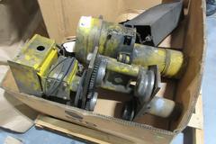 Yale Hoist Motor Driven Trolley, 1-Speed Powered, 3 ton Load, Fits Beam Flange Width: 4 to 6-1/4 in. Chain Catcher