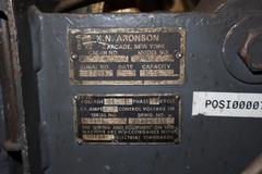 KN Aronson PRD3 3 1/2" - 40" 4 1/2 ton Portable Pipe Roll With 1.4 - 40 IPM And Foot Pedal