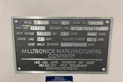Milltronics ML16 CNC Engine Lathe, Series G, 8200 CNC Control, 8 Station Turret, Tailstock, 3-Jaw Chuck, Coolant, Enclosure