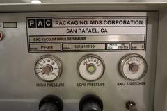 Packaging Aids Corp; Industrial Heavy-Duty Vacuum Impulse Sealer PV-G18