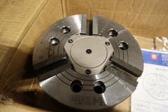 Samchully 10" 3-Jaw MV-210 Mega Bore Open-Center Hydraulic Chuck M90 x P 2 thread, A2-8