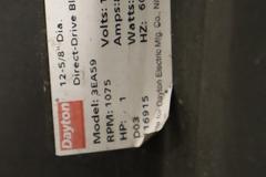 Dayton 3EA59 Direct-Drive Blower On Portable Stand
