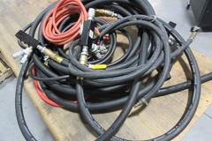 Bundle of Air Hose 3/4" & 1/2"; Manifolds, Ball Valves 
