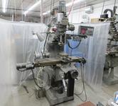 Bridgeport Series I-2HP CNC Vertical Milling Machine, Proto Trak Plus 2-Axis CNC Control/3-Axis DRO, Chrome Ways, Kurt Power Draw Bar