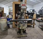 Trionics Handyman Vertical Knee Mill, Variable Speed, Accurite 2 Axis DRO, Power Table Feed