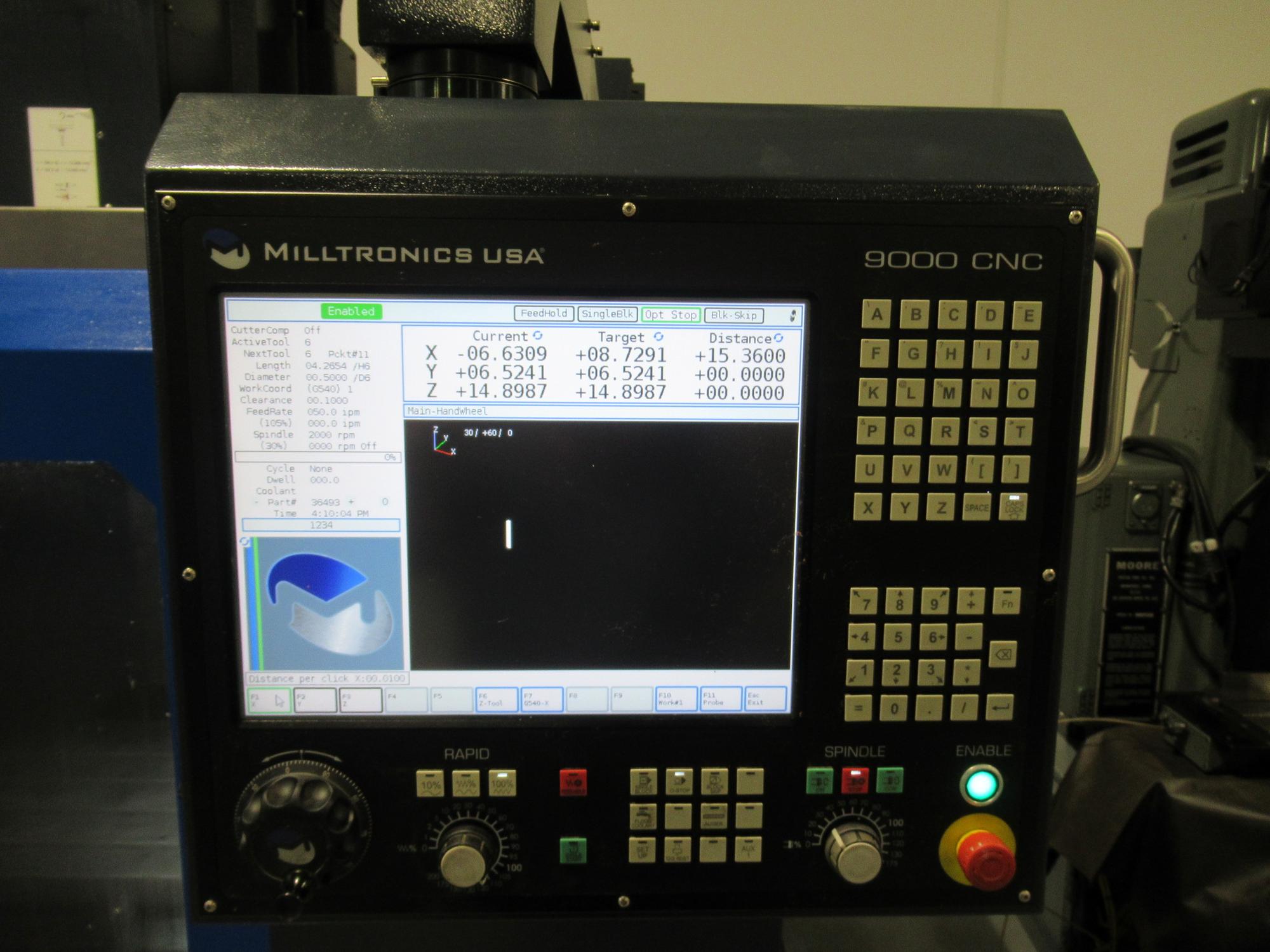 Machines Used | Milltronics VM3018 CNC Vertical Machining Center