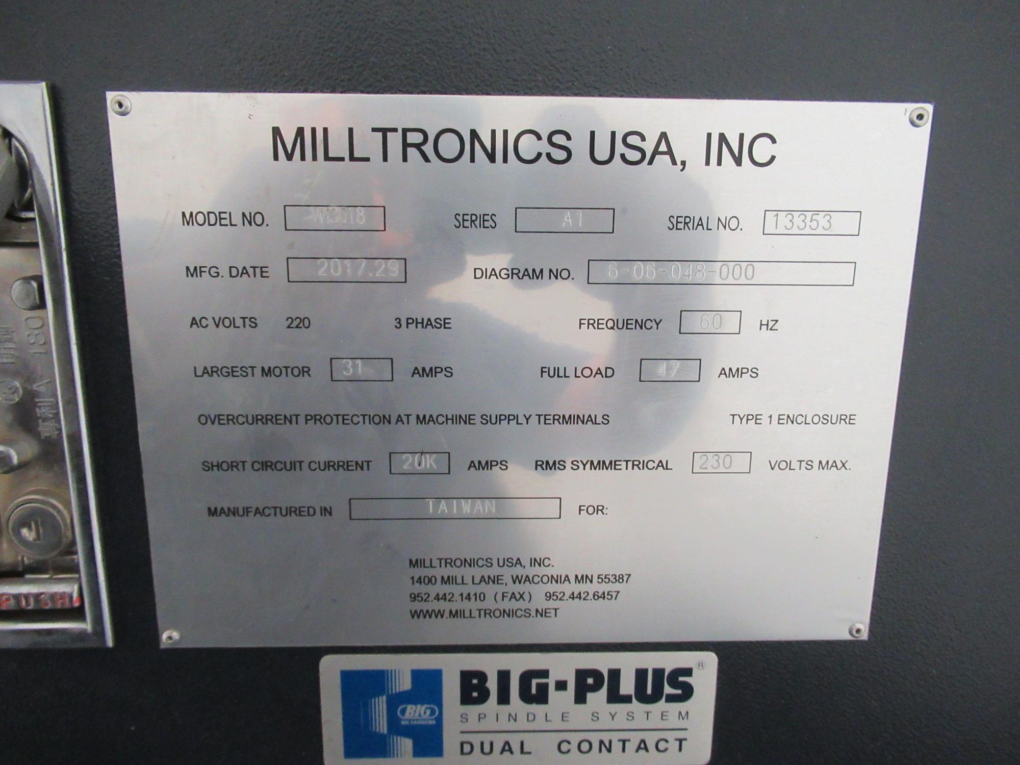 Machines Used | Milltronics VM3018 CNC Vertical Machining Center