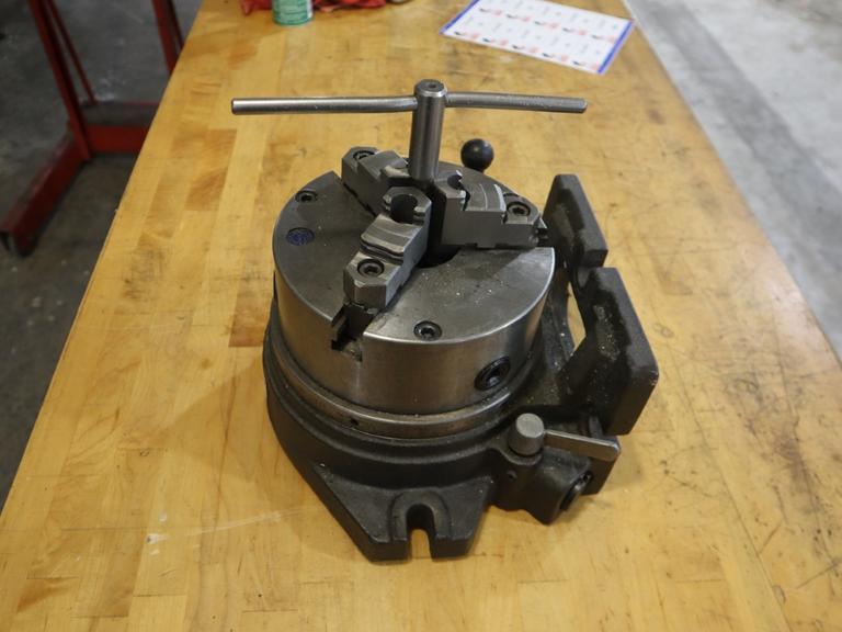 Vertex Indexing Super Spacer Horizontal or Vertical Mounting with 8" HHT 3 Jaw Chuck and Handle