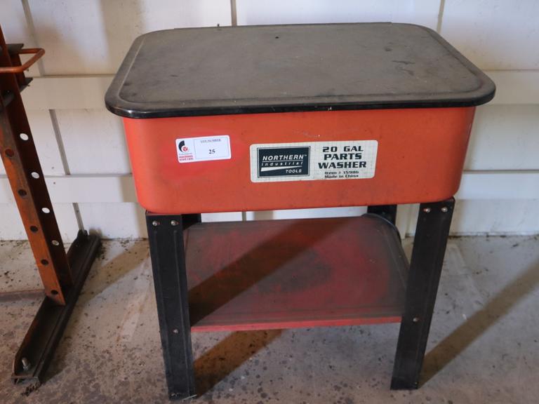 Northern Industrial Parts Washer, 20 Gallon, with Agitator
