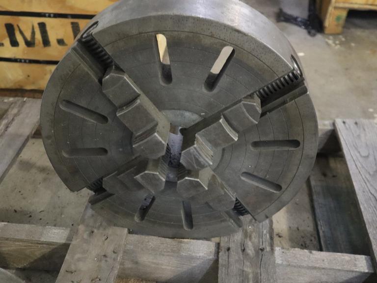 16" 4-Jaw Chuck with 3" Hole and D1-6 Camlock Back