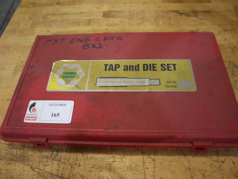 Hanson Tap and Die Set, Complete in Plastic Case