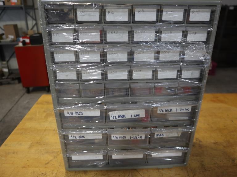 Multi-Bin Cabinet with Bearings and Carbide End Mills