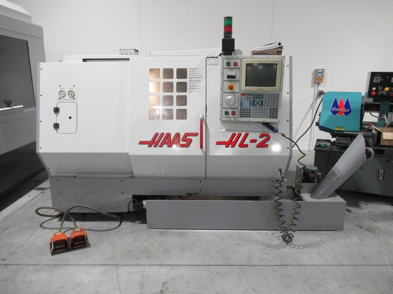 Haas HL-2 CNC Lathe Turning Center, Programmable Tailstock, Chip Auger